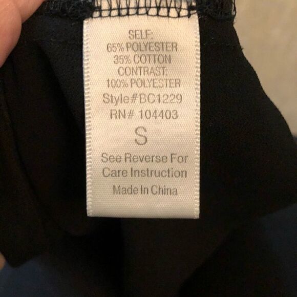 4/30$$$ JOA Black Sparkly Backless Tank - Picture 4 of 4